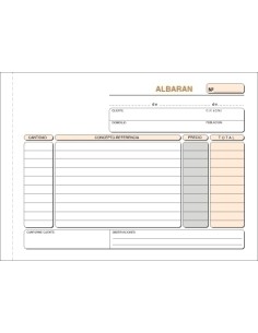 TALONARIO ALBARANES 4º APDO DUPLIC.LOAN